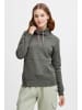 Oxmo Hoodie OXVimpa 21300545-ME Sweatpullover mit Tube-Kragen und kontrastreichem Kordelzug in Grün