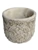 AltoBelli Blumentopf PERUGIA Beige Grau Zement Rund 17x14 cm