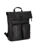 Jost Stockholm Rucksack Leder 45 cm Laptopfach schwarz