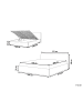 Beliani Doppelbett ORBEY in Braun - (W) 177 x (H) 88 x (L) 212 cm