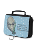 Mr. & Mrs. Panda Kulturtasche Seekuh Happy mit Spruch in Blau Pastell