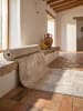 KADIMA DESIGN Teppichläufer Abstrakt pflegeleicht Wohnzimmer Schlafzimmer Flur in Beige