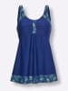 WITT WEIDEN Tankini-Oberteil in royalblau-blaugrün-bedruckt