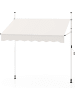 COSTWAY Klemmmarkise 200 cm ohne Bohren in Beige