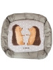 Mr. & Mrs. Panda Hundekissen Igel Liebe ohne Spruch in Grau Pastell