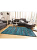 Mint Rugs Hochflor Teppich Chic meliert blau