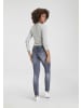 H.I.S. 5-Pocket-Jeans in dunkel blau used