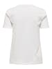ONLY T-Shirt 'NIKITA LIFE' Weiß