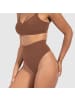 SMILODOX Mid Waist String Nysa in Braun