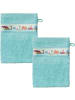 Erwin Müller Frottier Kinder-Waschhandschuh 2er-Pack in türkis