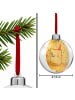Mr. & Mrs. Panda Plastik-Weihnachtskugel Toast Party Design ohne... in Weiß