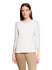 Betty Barclay Basic Shirt mit Rundhalsausschnitt in Rohweiß