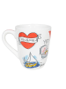 Blond Amsterdam Becher Love Letter Y in Bunt - 350 ml