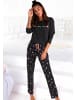 Vivance Active Pyjama in schwarz