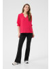 Kaffe Kurzarm-Bluse KAelly Regular fit in Virtual Pink