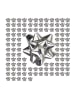 relaxdays 1000x Geschenkschleifen in Silber