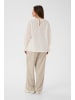 KAFFE curve Langarm-Bluse KCclara Regular fit in Chalk