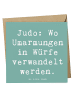 Mr. & Mrs. Panda Deluxe Karte Spruch Judo Umarmungen mit Spruch in Meeresbrise