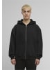 Urban Classics Urban Classics Vintage Heavy Zip Hoodie in black