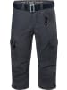 Timezone Shorts 3/4 Cargo Hose loose fit Mid Waist Pants in Blau