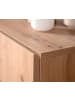 Furn.Design Kommode Eiche Artisan, schwarz 80 x 90 cm, Schrank 2-türig mit 7 Fächern