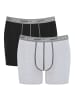Sloggi Boxershort 2er Pack in Schwarz/Grau