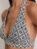 Marc O'Polo Triangel-Bikini-Top Geo Capsule in black AOP