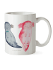 Mr. & Mrs. Panda Kaffeebecher Axolotl Freundin ohne Spruch in Weiß