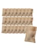 MARELIDA 24x Jutebeutel für Adventskalender Geschenkverpackung 14x10cm in natur