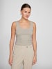 Vila 2er-SET Tank Top Bluse Figurbetont in Grau-2