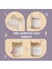 SONGMICS Wäschekorb Stowit in Kamelbraun - (B)41 x (H)46 x (T)41 cm