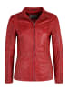 7eleven Bikerjacke Lederjacke "SHARRY" in RED