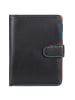 MYWALIT Large Wallet Geldbörse Leder 14 cm in black/pace