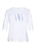 sheego 3/4-Arm-Shirt in weiß