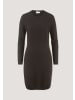 Hessnatur Hessnatur Strickkleid Regular aus Bio-Schurwolle mit Cashmere in kakao braun