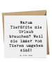 Mr. & Mrs. Panda Doppelkarte Spruch Tierarzt Freude mit Spruch in Weiß