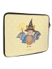 Mr. & Mrs. Panda Laptop Tasche Fledermaus Zauberer ohne Spruch in Gelb Pastell