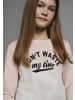 Kidsworld Langarmshirt in rosa-naturweiß