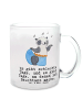Mr. & Mrs. Panda Kaffeetasse Panda Bauchtanz mit Spruch in Transparent