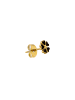myMo Women Stud Earrings in Gold Black