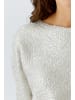Oui Pullover in silver stone