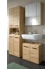 Inn.Furn Badmöbel Set 3-teilig in Artisan Eiche, Badkombination 135 x 185 cm