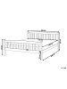 Beliani Doppelbett GIVERNY in Braun - (W) 169 x (H) 83 x (L) 208 cm