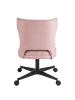 home24 home24 Bürostuhl mit Webstoff-Bezug & Stahlgestell in Rosa in Rosa