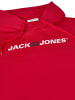 Jack & Jones Pullover JJMORTY OLD LOGO SWEAT HOOD SMU in Rot