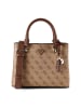 Guess Noelle Handtasche 25 cm in latte logo-brown