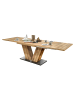 58 aufm Kessel ESSTISCH ausziehbar Elena 160x90x76 Plankeneiche