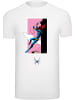 F4NT4STIC T-Shirt T-Shirt 'Marvel Comics Black Widow Roof Jump' in weiß
