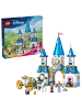 LEGO Disney 43275 Cinderellas Schloss und Pferdekutsche