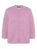 Zero  Strickjacke 3/4 Arm und Knöpfe in Lilac Melange
